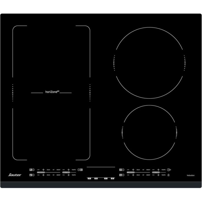 Sauter SPI6467B 7200 W 3 Foyers Plaque de Cuisson Induction Encastrable
