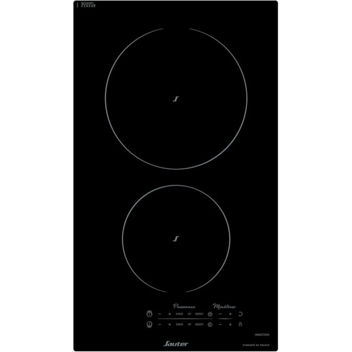 Sauter SPI9333B Plaque de Cuisson Induction Domino 2 Foyers avec Booster et Minuterie